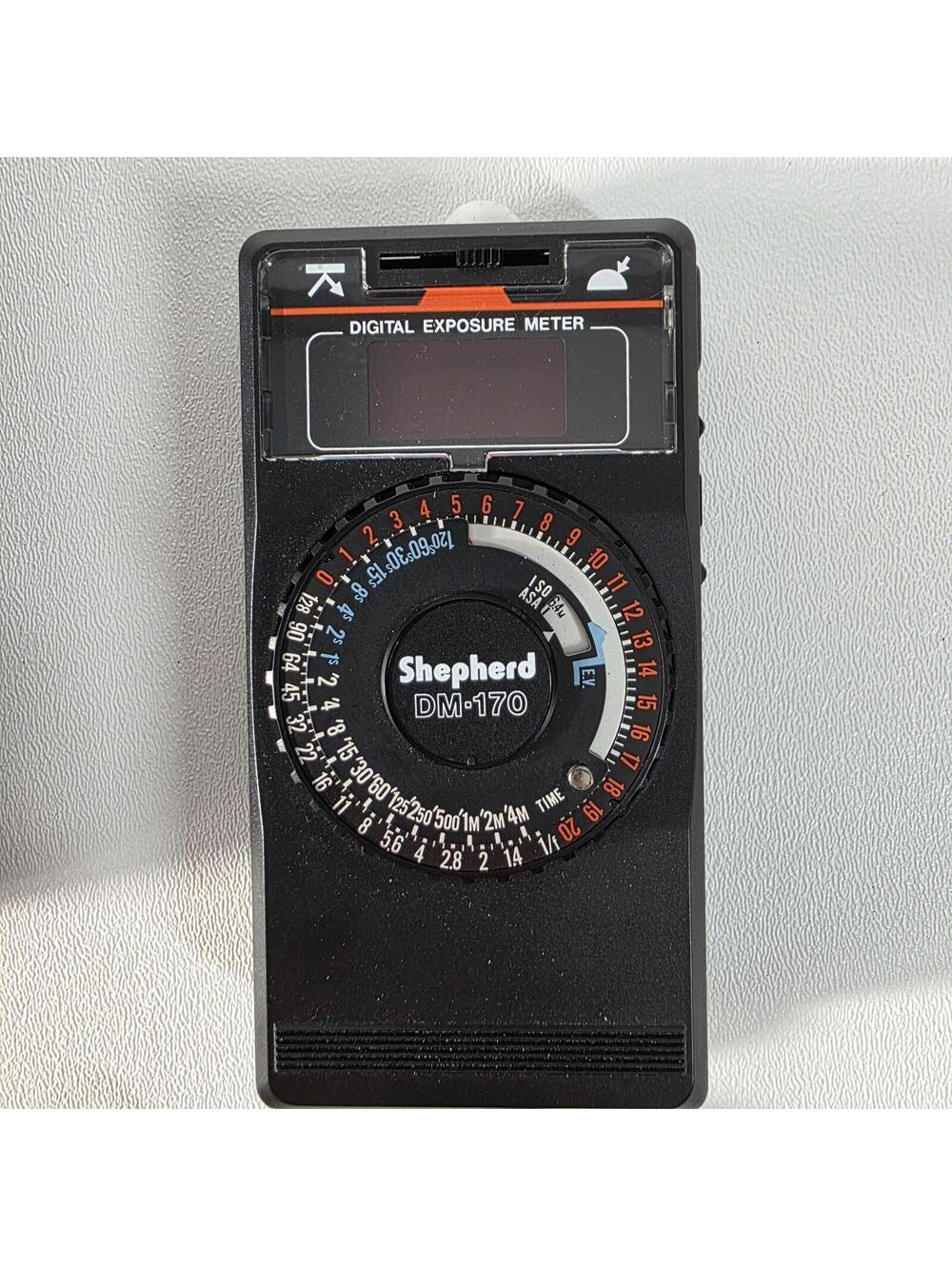 Vintage Shepherd DM-170 Digital Exposure Meter Photo Light Meter W/Case